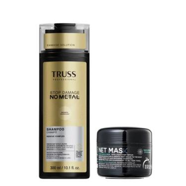 Imagem de Truss Stop No Metal Kit Shampoo e Net Mask 30g