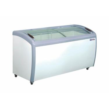 Imagem de Freezer Horizontal Frilux RF-108-C 460 Litros Vidro Curvo com Chave e LED Branco 220V