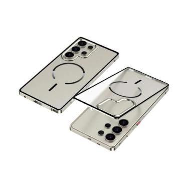 Imagem de Capa Magnética Para Samsung Galaxy S25 S24 S23 Ultra plus Com Borda Me