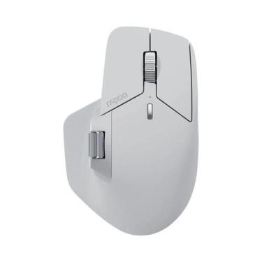 Imagem de Mouse Ergonômico Sem Fio Recarregável 4000 DPI Bluetooth Multimodo Com