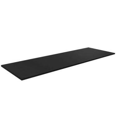 Imagem de Tampo Para Balcão de Cozinha 150cm MDP Ônix - AJL Móveis, Ônix, 8 Kg
