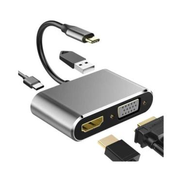 Imagem de Hub USB C 4K HDMI Com Carregamento PD USB 3.0 Para Macbook, iPad, Sams