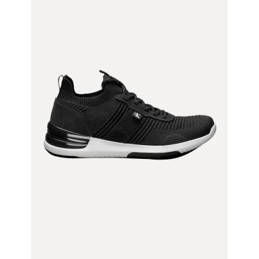 Imagem de Tênis Calvin Klein Jeans Masculino Baixo Knitt Flexible Preto-Masculino