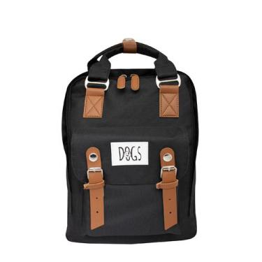 Imagem de Mochila USB Para Notebook 14" Resistente À Água Leve Unissex Cats/Dogs
