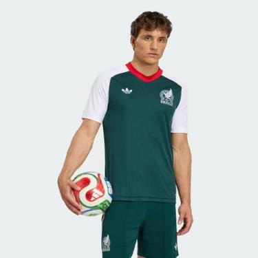 Imagem de Camisa Adidas México Pré-Jogo Home 2026 Verde, M