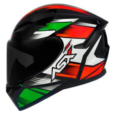Imagem de Capacete Masculino Asx City Start Verde Esportivo Fechado, Preto verde