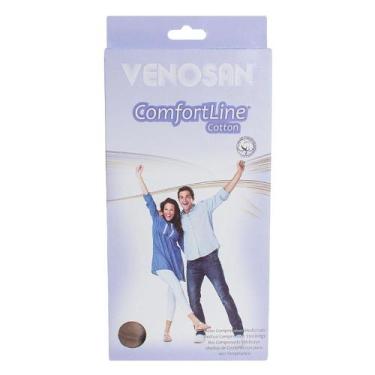 Imagem de Meia Venosan Comfortline 30-40 mmhg AD - Panturrilha/Bege/Aberta/Longa