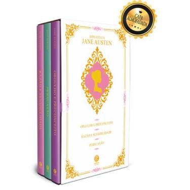 Imagem de Livro - Biblioteca Jane Austen - Box com 3 Livros - Edição de Luxo