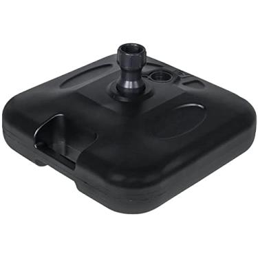 Imagem de Base para Guarda Sol Sombreiro Suporte Preto Ombrelone 18kg de Piscina Chão