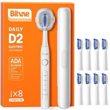 Imagem de Escova de dentes elétrica Bitvae D2 para adultos e crianças