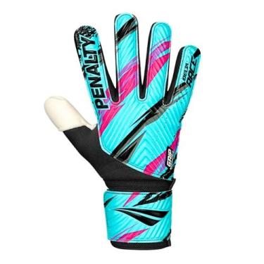 Imagem de Luva de goleiro penalty delta race xxiv, Azul, Rosa, 10