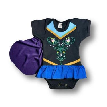 Imagem de Body Bebê Temático Frozen Suedine 100% Algodão. - DS LOJA, P