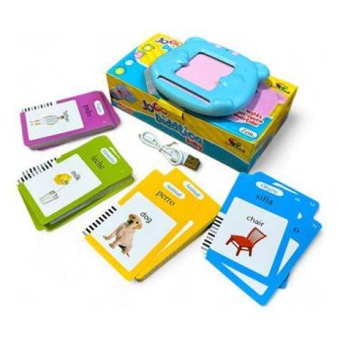 Imagem de Brinquedo Baby Educacional Aprender Fala Inglês E Espanhol - hyper Clu