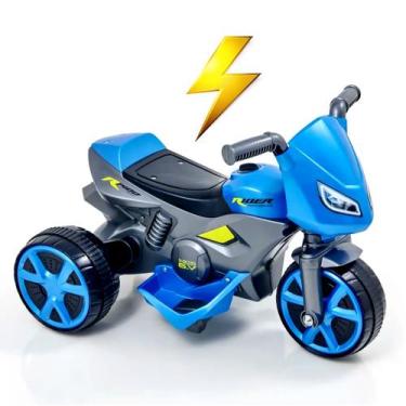Imagem de Moto Elétrica Infantil Recarregável Acelera no Pedal Autonomia 1h Até 