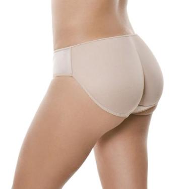 Imagem de Calcinha Levanta Bumbum com Enchimento Esbelt, PP, Chocolate