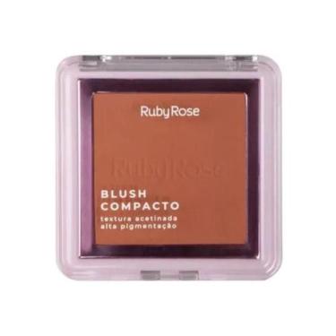 Imagem de Blush compacto ruby rose textura acetinada bl30 7,3g