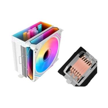 Imagem de Cooler De Ar ARGB PWM De 12cm Para CPU Com 4 Ou 6 Tubos De Calor Para 