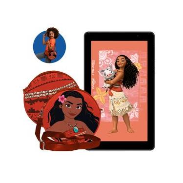 Imagem de Tablet Positivo Vision TAB 7 Moana + Capa e Bolsa - Octa-Core 3GB RAM 64GB Android 14 Go Wi-Fi Tela 7” IPS – Preto