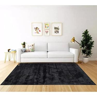 Imagem de Tapete Para Quarto,sala,escritório 2,00 X 2,50 Pelo Macio. (Preto)