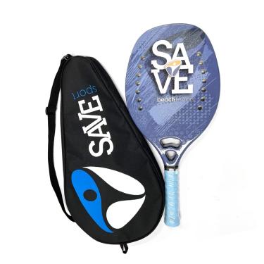 Imagem de Save Sport Raquete Beach Tennis Fiber Glass, Azul