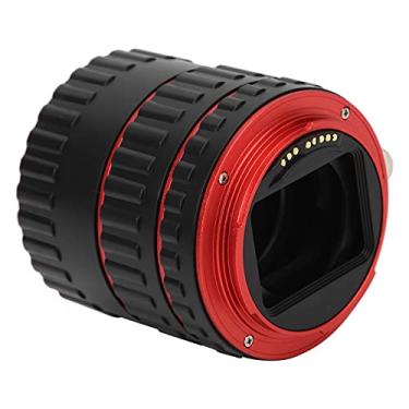 Imagem de Zyyini Conjunto de tubos de extensão macro para montagem EF/EF-S, anel adaptador de lente de close-up com foco automático de 13 mm + 21 mm + 31 mm