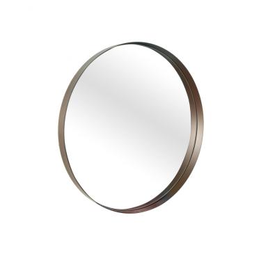Imagem de Espelho Decorativo Round Marrom Interno 60 Cm Redondo