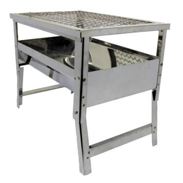 Imagem de Churrasqueira Portátil de Inox R2 Miau R0073