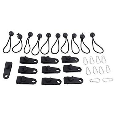 Imagem de Clipe de toldo, cordas elásticas Clipe de tenda resistente e durável Clipes de lona portátil para itens de carro ixing toldos lonas, toldos, sacos de dormir