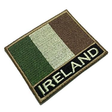 Imagem de BP0059NT03 Bandeira Irlanda Patch Bordado Termo Adesivo
