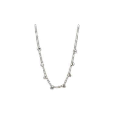 Imagem de Colar 80cm Elo Coração Banhado a Ouro 18k