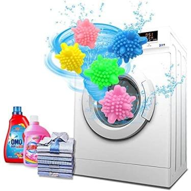 Imagem de Dryer Ball Bolas de Secagem Rápida, Esferas Bolinhas Para Lavar Roupas Na Maquina De Lavar Kit 16 Unidades