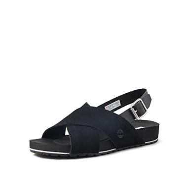 Imagem de Timberland Sandália feminina Malibu Waves Basic X Strap, Camurça preta, 40