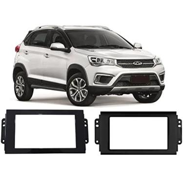 Imagem de Moldura De Painel 2 Din Chery Tiggo 2 Para Cd Dvd MP5 2 Dins (BLACK PIANO)