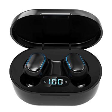 Imagem de Andoer Fones de ouvido E7S TWS Fones de ouvido sem fio verdadeiros Bluetooth 5.0 Mini fones de ouvido para jogos à prova d'água para esportes Fone de ouvido musical com visor digital de microfone