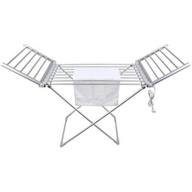 Imagem de Aquecedor De Toalhas De 230 W, Estendal De Roupas Portátil Com Asas, Secador De Roupas Elétrico Aquecido, Dobrável, Com Eficiência Energética, Secador De Roupas, Estendal Interno,YUYANAIAI