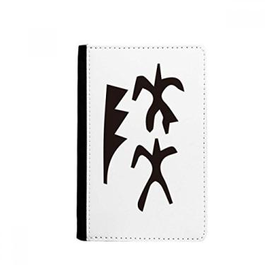 Imagem de Bone Inscription – Porta-passaporte com personagem de sobrenome chinês, porta-cartões