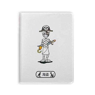 Imagem de Caderno Egito Mamãe Dia das Bruxas Pirata Horus Capa Diário Capa Macia Diário