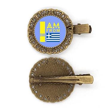 Imagem de Presilha de cabelo I Am From Greece Art Deco Gift Fashion grampo de cabelo