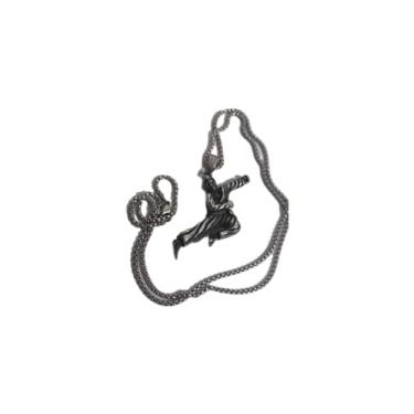 Imagem de Cordão com Pingente Aço Inox Artes Marciais Campeonato