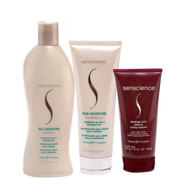 Imagem de Senscience Silk Moisture Shampoo 280ml + Condicionador 240ml + Moistur