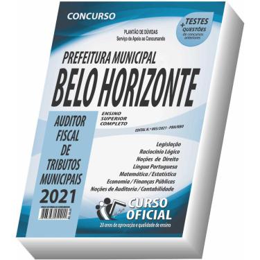 Imagem de Apostila Prefeitura De Belo Horizonte - Pbh - Auditor Fiscal