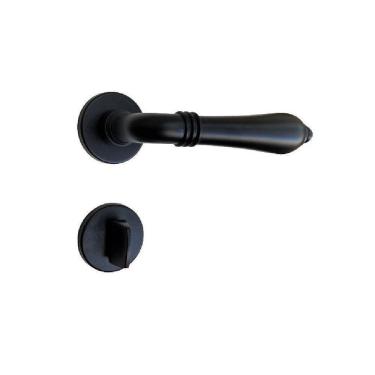 Imagem de Fechadura Porta Banheiro Wc Lily Imab Preta Preto Máquina