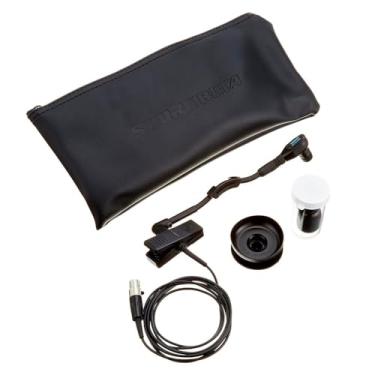 Imagem de Shure WB98H/C Microfone cardioide TQG Clip-on pescoço de ganso grampos, grampos no sino do instrumento de sopro ou aro de instrumentos de percussão - preto (transmissor sem fio Bodypack vendido separadamente)