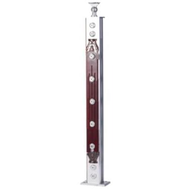 Imagem de Corrimãos simples para etapas externas, corrimão de liga de alumínio para escada, corrimão interno de metal de alta resistência para uso doméstico