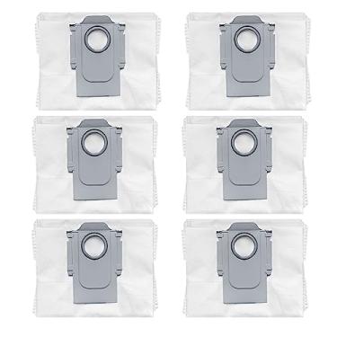 Imagem de Saco de pó de substituição compatível com acessórios de peças de aspirador de pó Roborock S8/S8+/S8 Pro/G20, pacote com 6