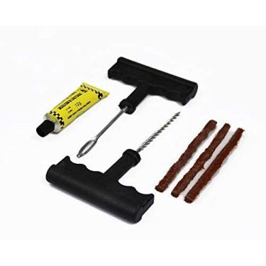 Imagem de Kit Para Reparo De Pneu P/Carro, Moto - Sem Câmara