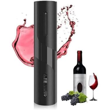 Imagem de Kit Abridor de Vinhos Recarregàvel via USB + Cortador Lacre Saca Rolha Presente Premium Azimark