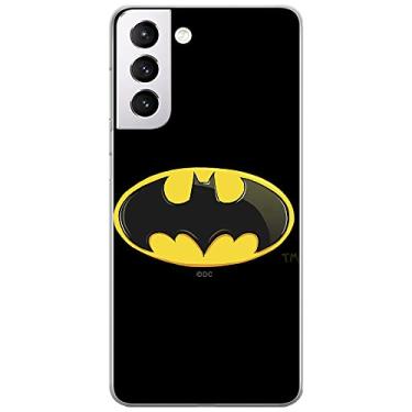 Imagem de ERT GROUP Capa de celular para Samsung S21 Plus Original e Oficialmente Licenciado DC Padrão Batman 023 otimamente adaptado à forma do celular, capa feita de TPU