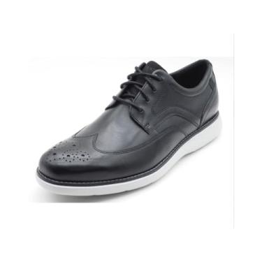 Imagem de Rockport Garett Wing Tip Oxford masculino, Preto/Vapor, 39