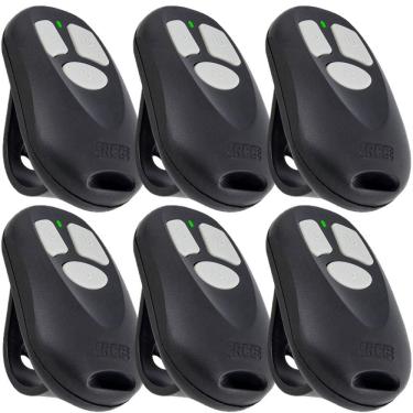 Imagem de 6 Controle Remoto 3 Canais Portão Eletronico 433mhz Rcg Seg Garen Ppa